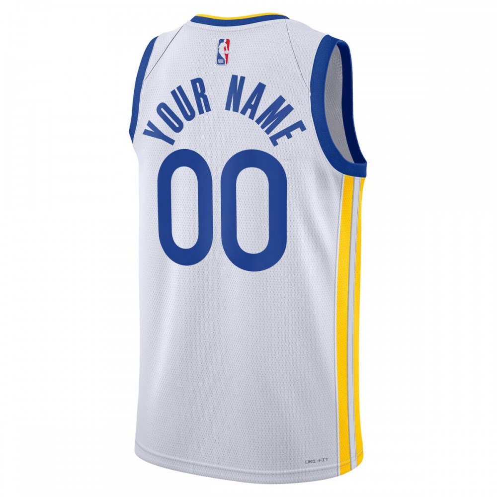 Golden State Warriors Unisex 2022/23 Swingman Custom Jersey White - Association Edition-Pro Kit Vault | Brand New 26/27 Sports Jerseys